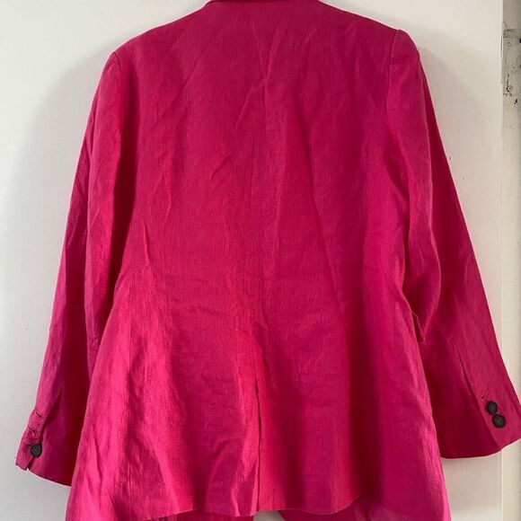 Sanctuary Cape Cod Linen Pink Blazer - Picture 12 of 14